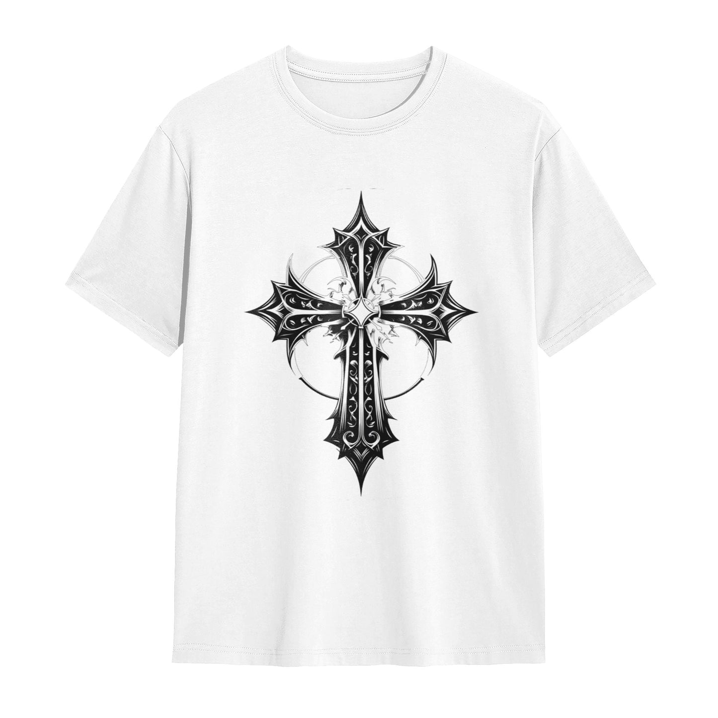 Chrome Hearts Gothic Cross Print T-Shirt