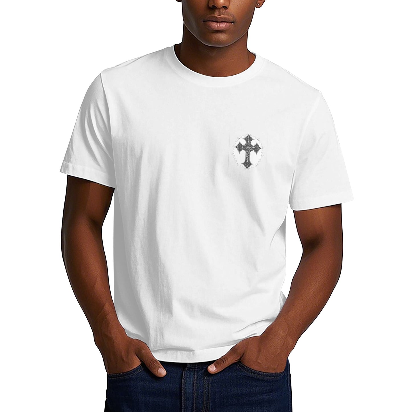 Chrome Hearts Retro Cross Pattern T-Shirt
