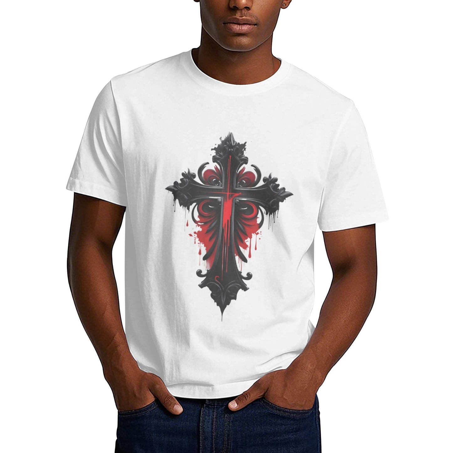 Chrome Hearts Bloody Gothic Cross T-Shirt