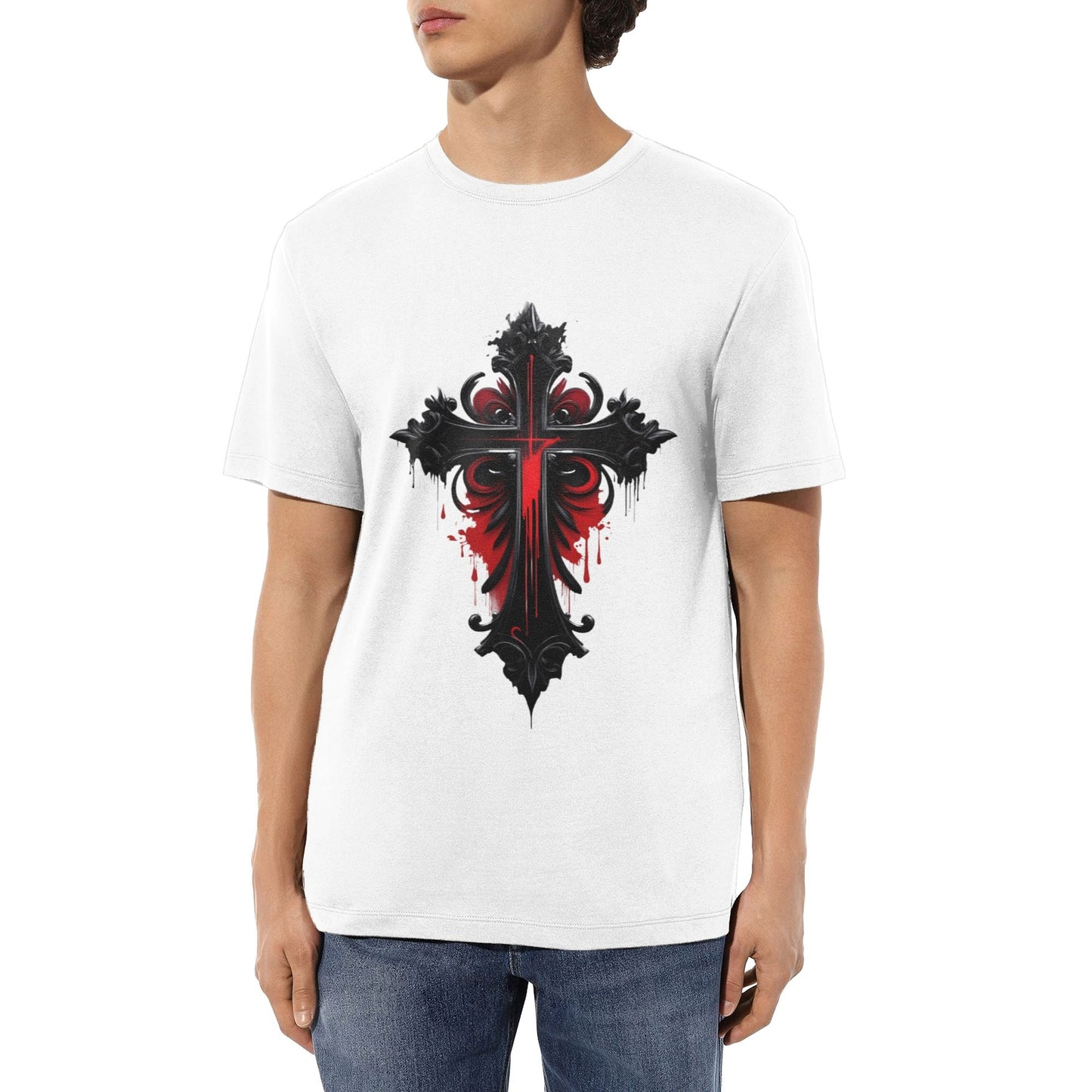 Chrome Hearts Bloody Gothic Cross T-Shirt