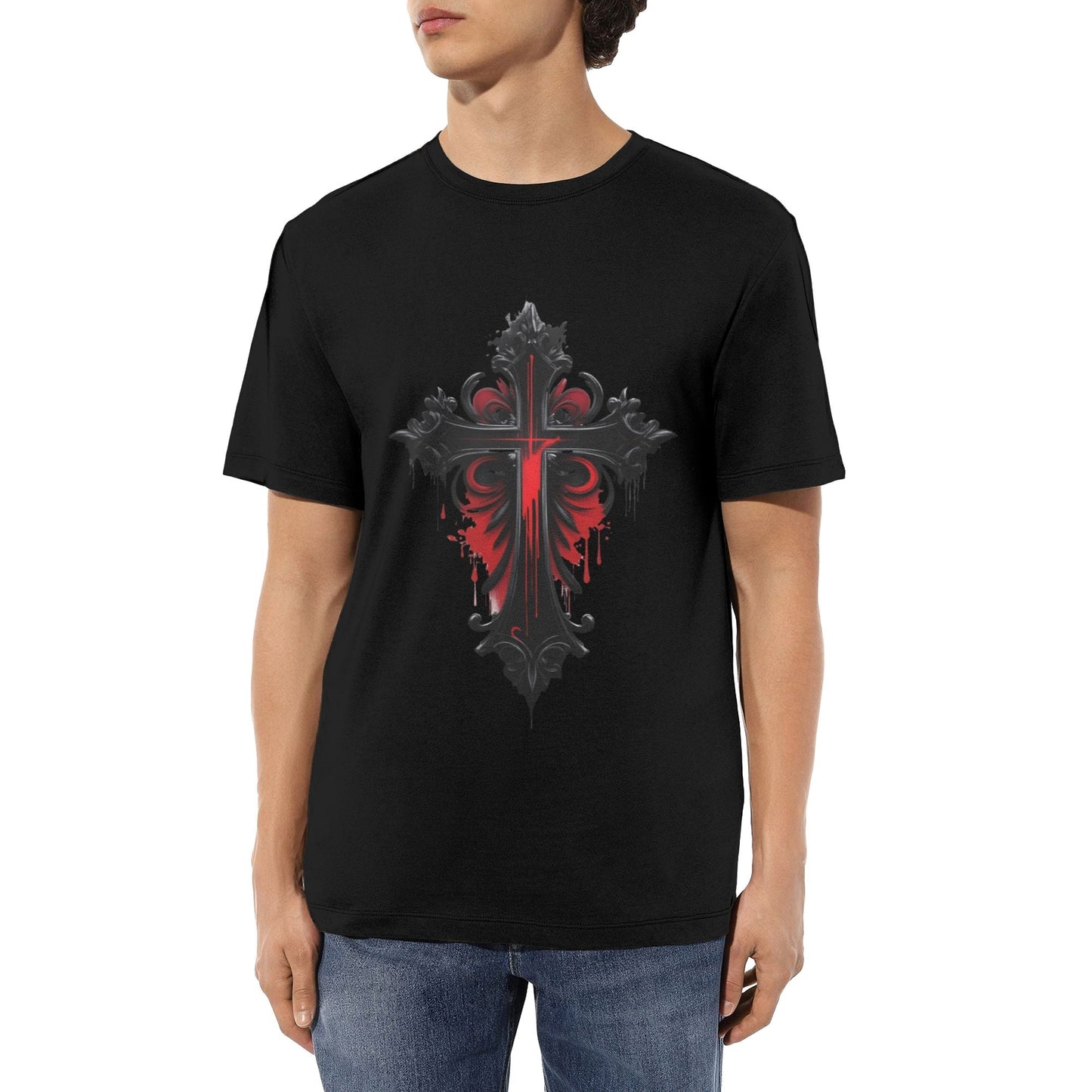 Chrome Hearts Bloody Gothic Cross T-Shirt
