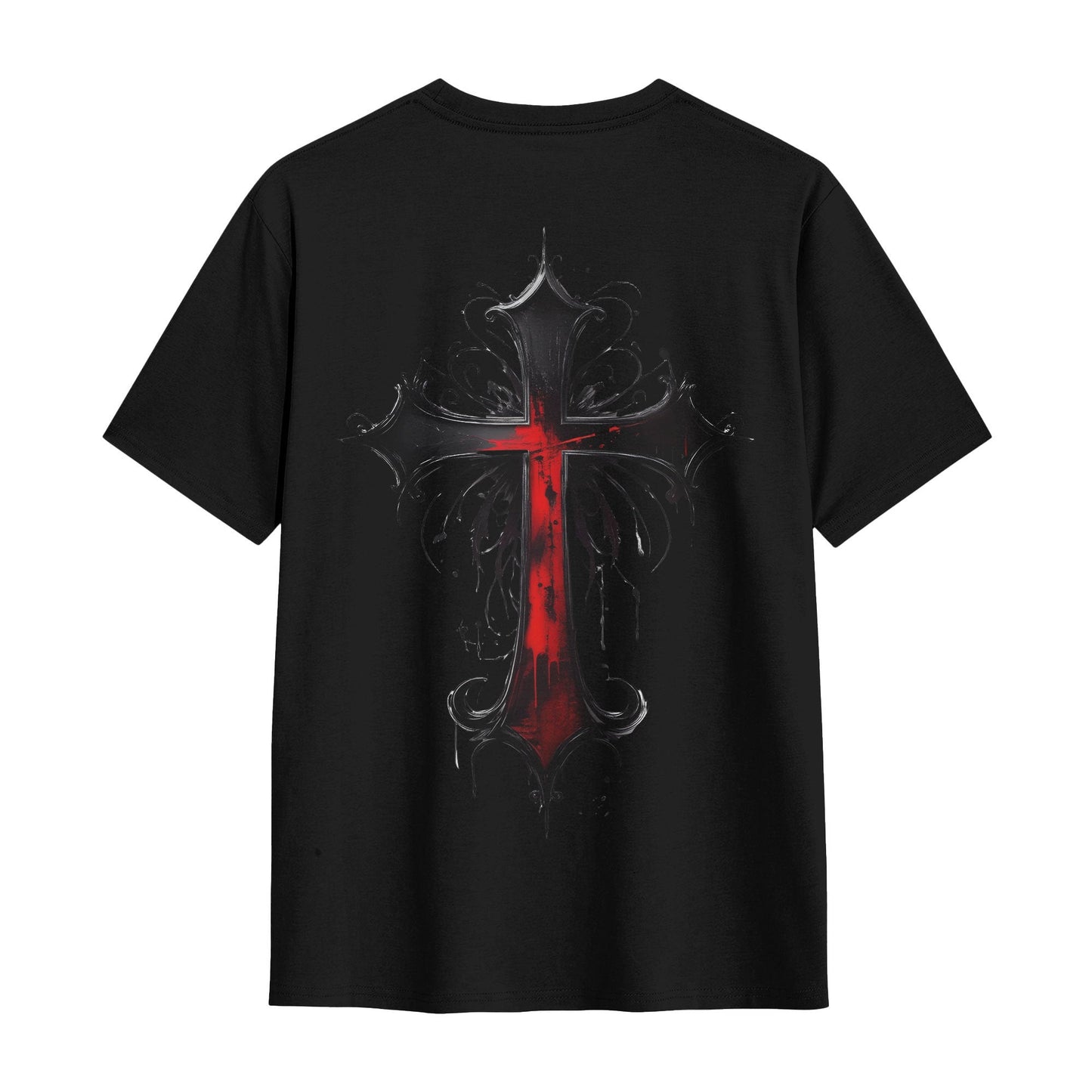 Chrome Hearts Small Bloody Gothic Cross T-Shirt