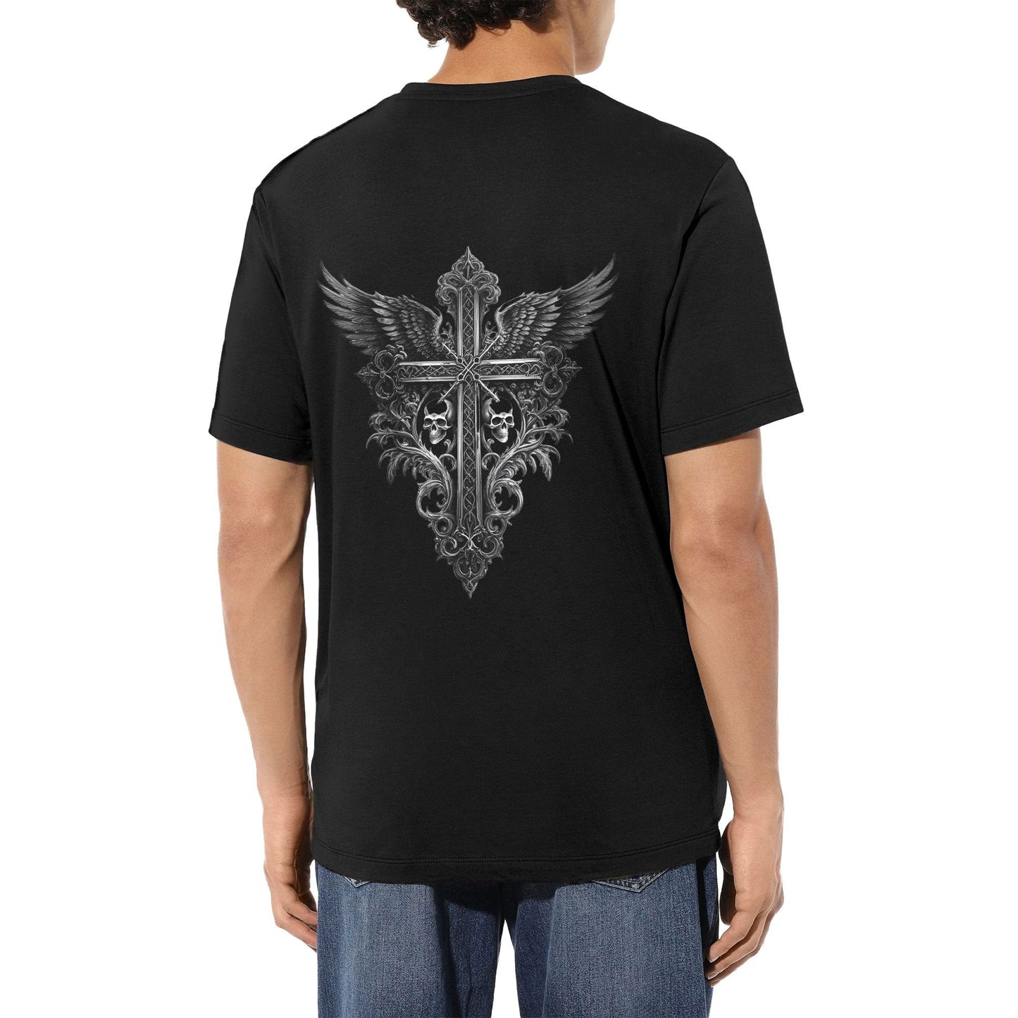 Chrome Hearts Dark Style Cross T-Shirt