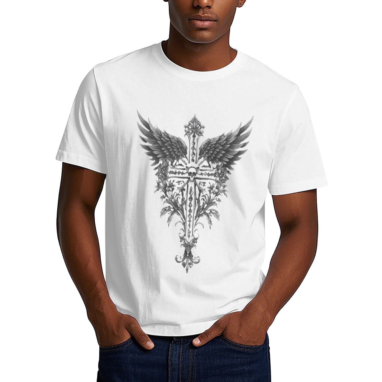 Chrome Hearts Winged Cross & Skull T-Shirt