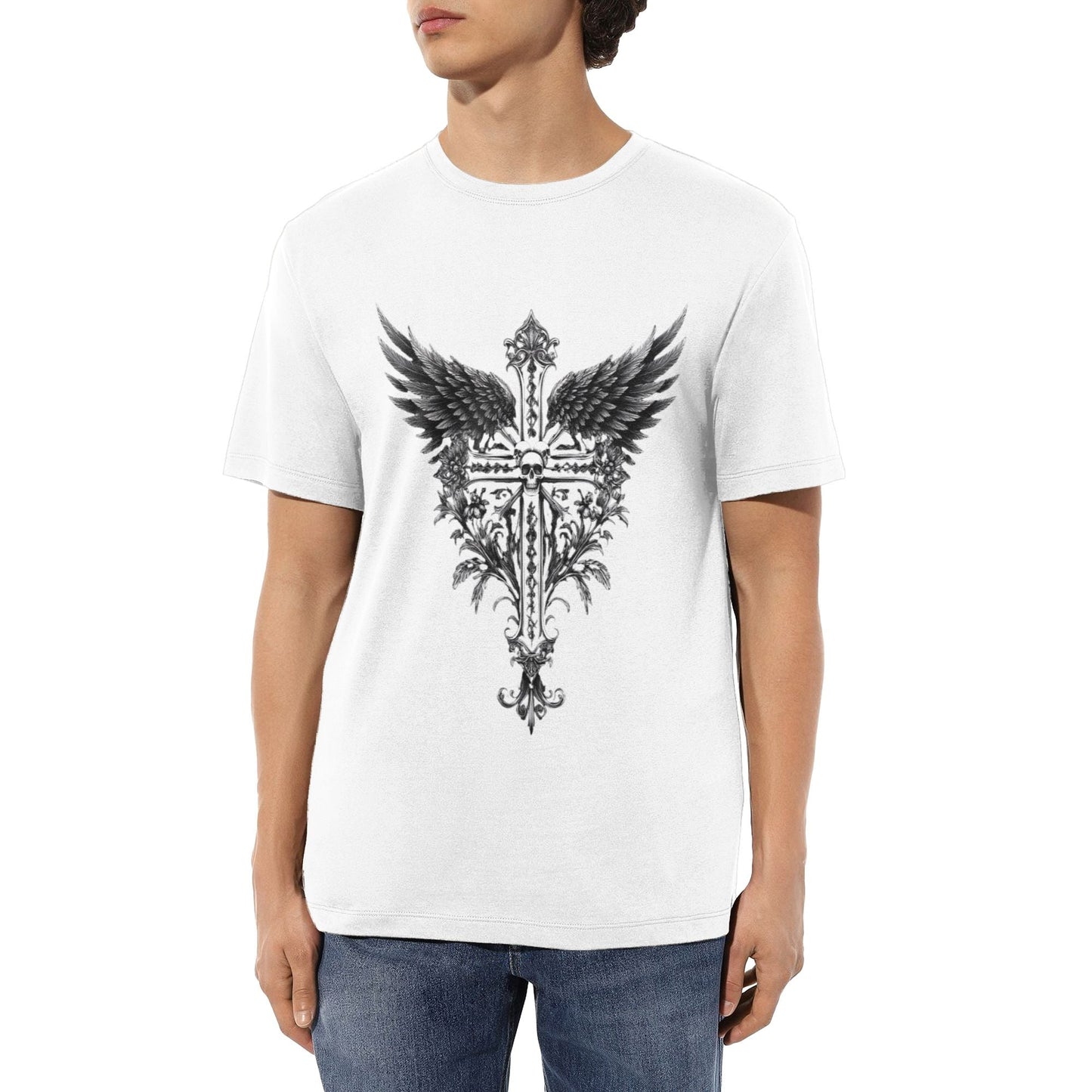 Chrome Hearts Winged Cross & Skull T-Shirt