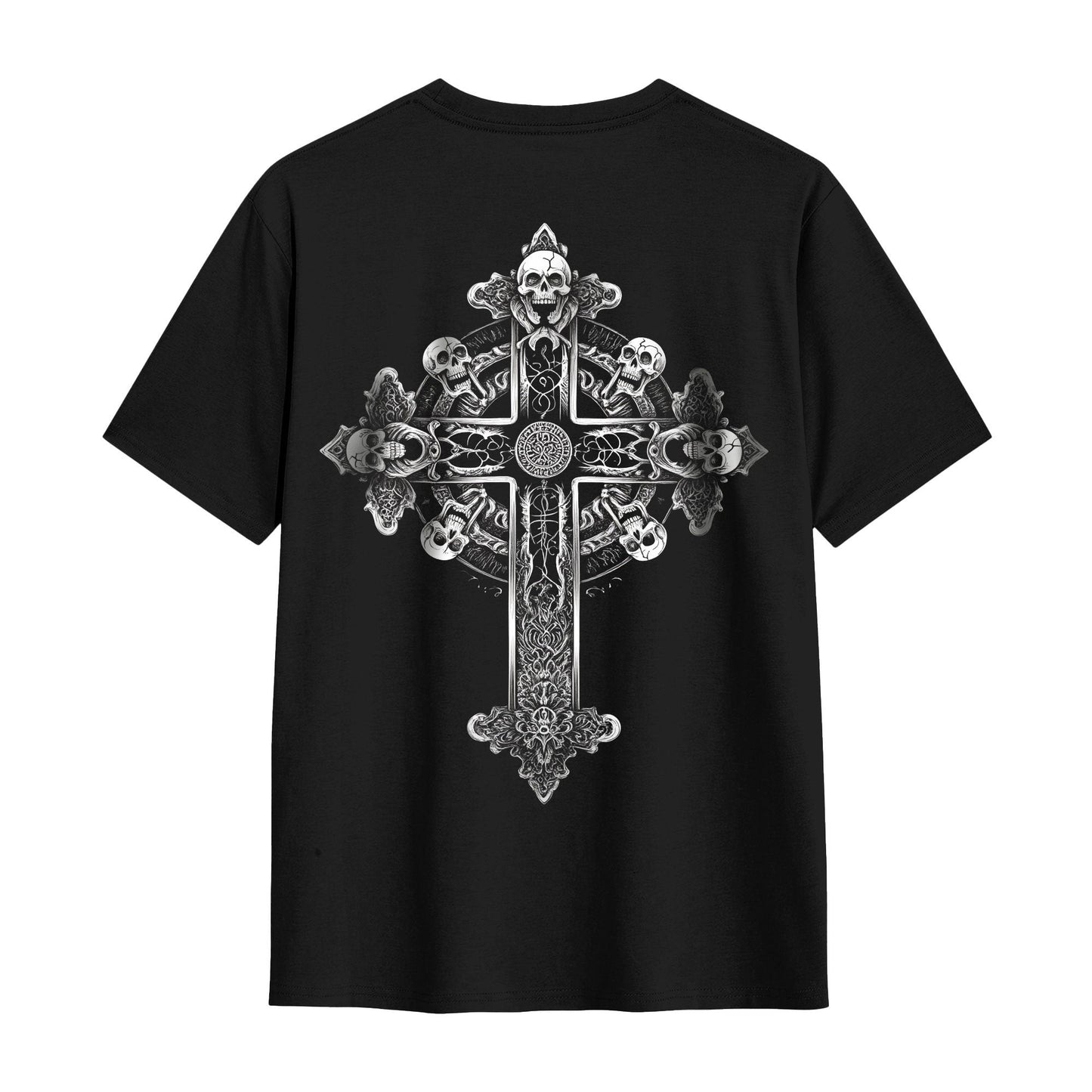 Chrome Hearts Skull Cross Pattern T-Shirt