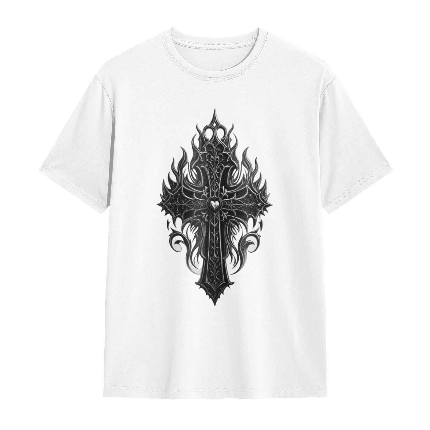Chrome Hearts Flame Cross T-Shirt