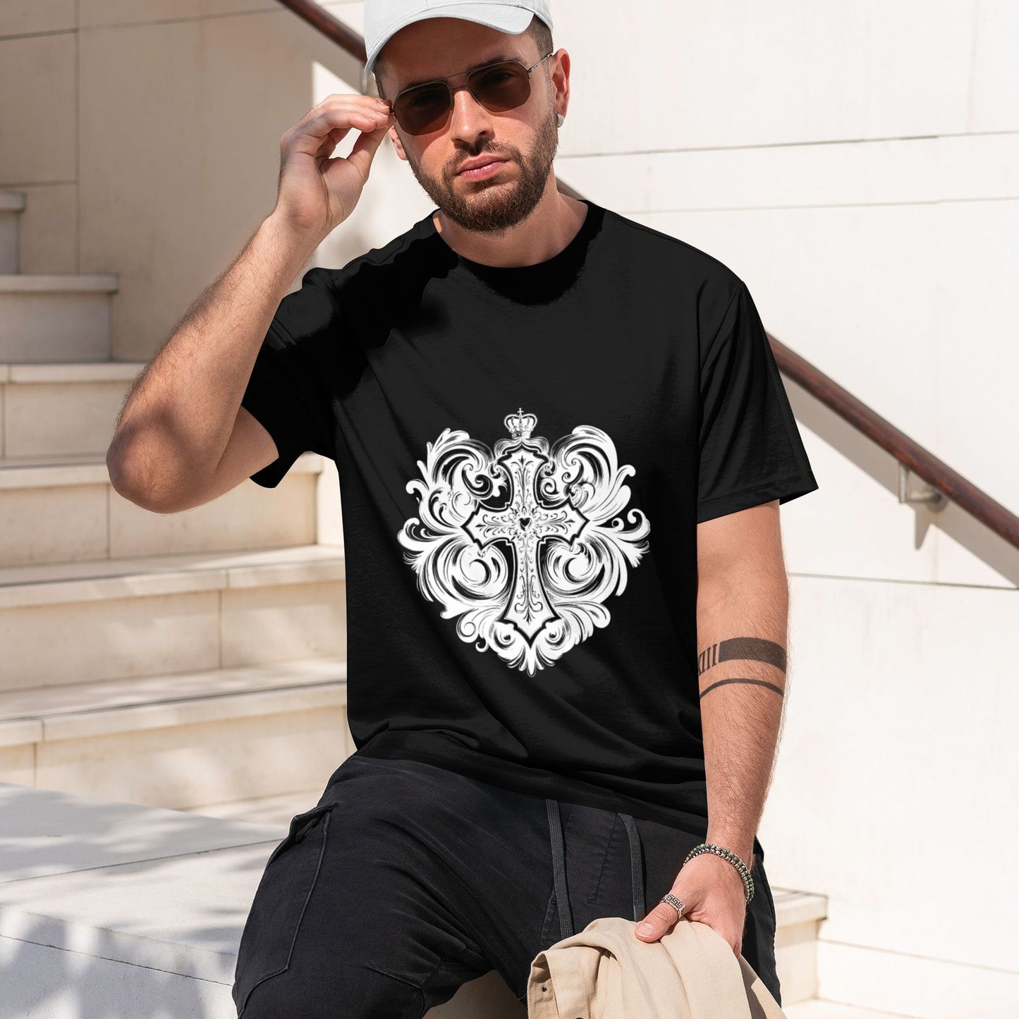 Chrome Hearts Crown Cross T-Shirt