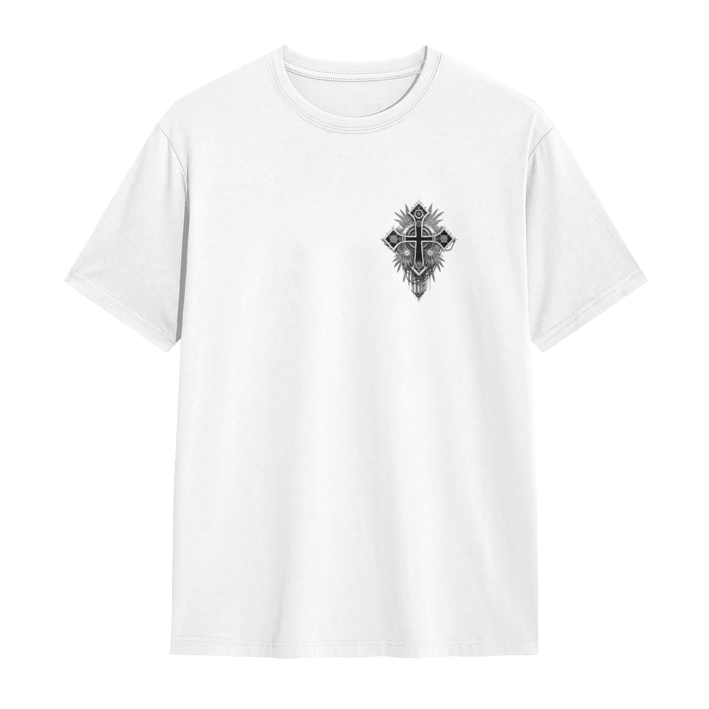 Chrome Hearts Mechanical Feather Cross T-Shirt