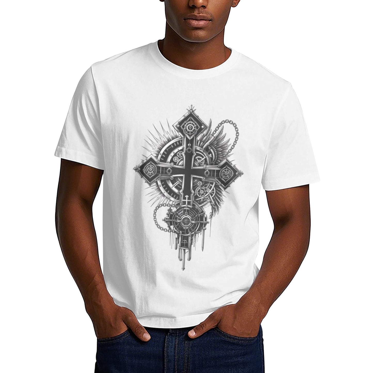 Chrome Hearts Steampunk Cross T-Shirt