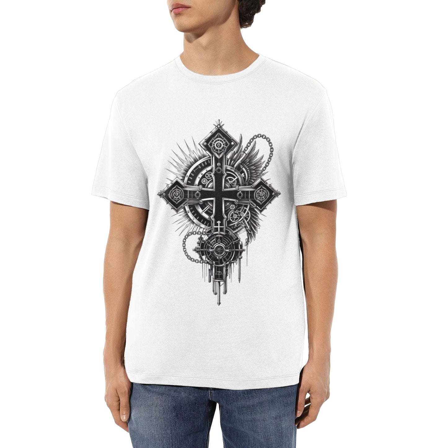 Chrome Hearts Steampunk Cross T-Shirt