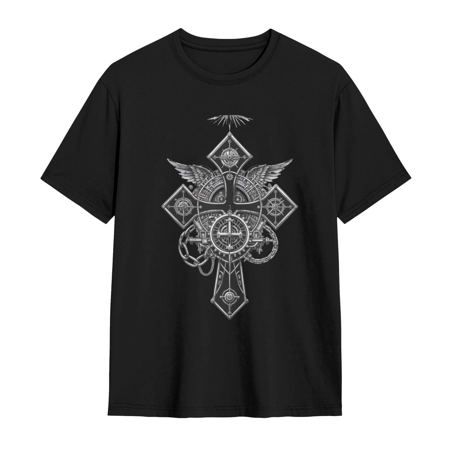 Chrome Hearts Mechanical Cross - Wings T-Shirt
