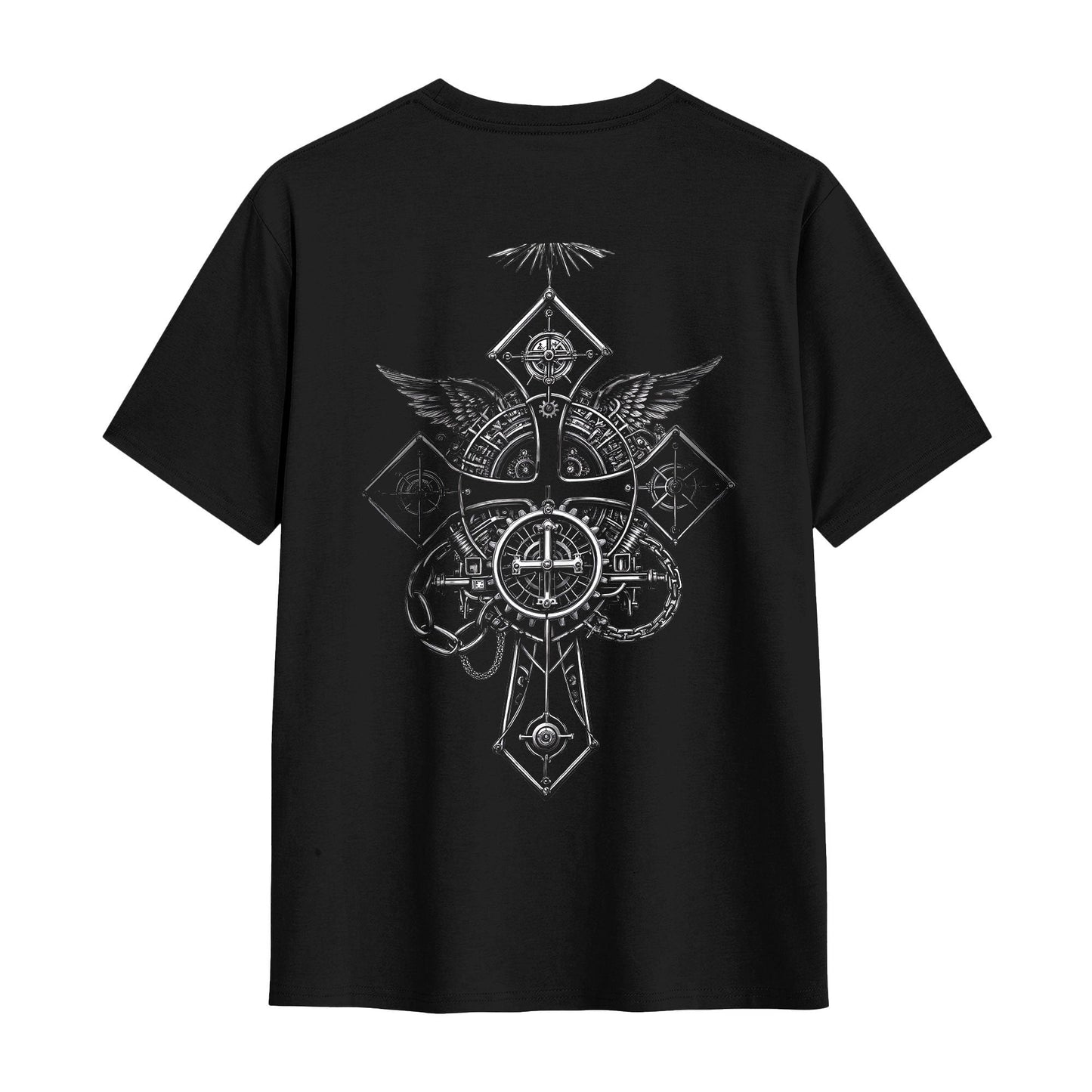 Chrome Hearts Mechanical Cross - Wings T-Shirt
