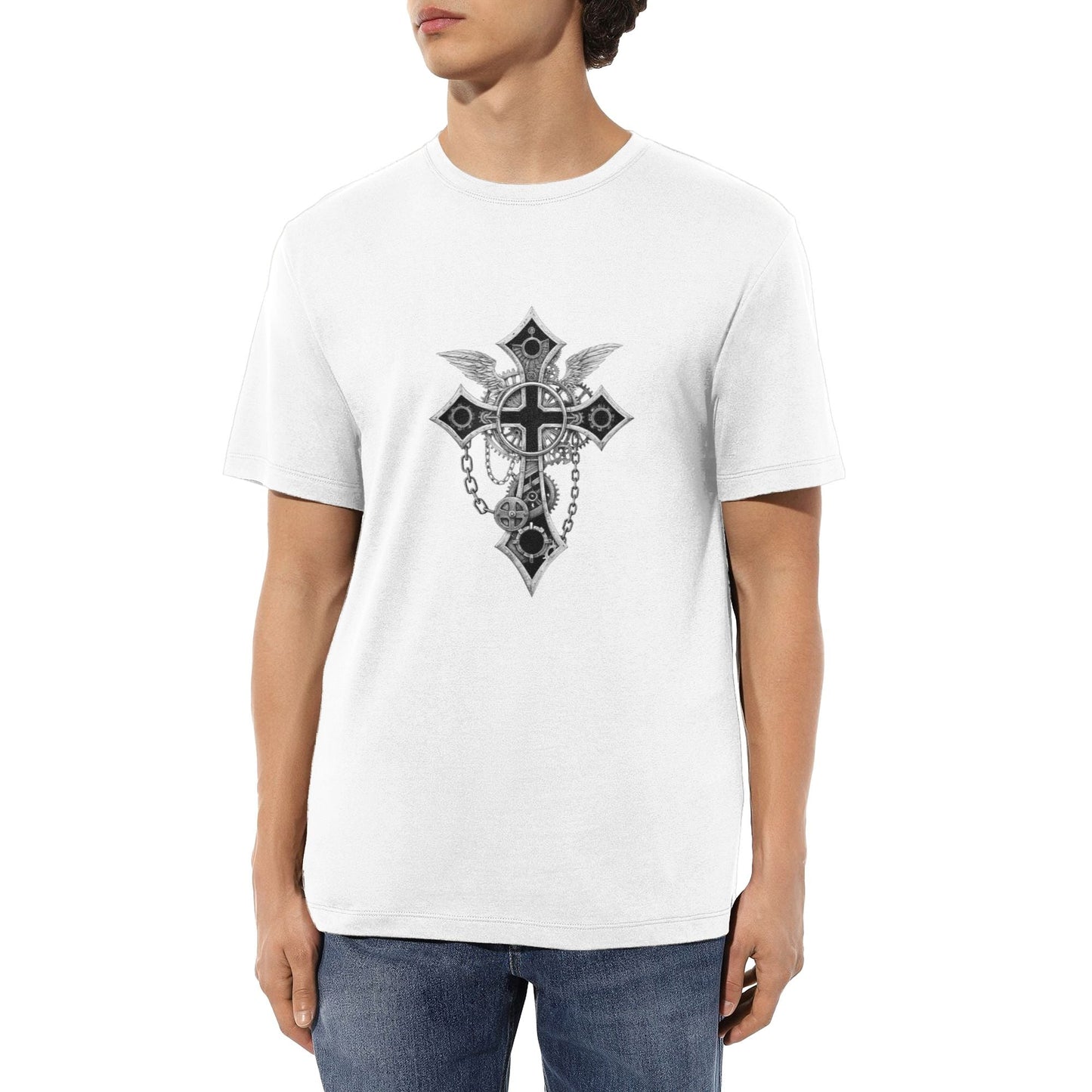 Chrome Hearts Steampunk Cross & Wings T-Shirt