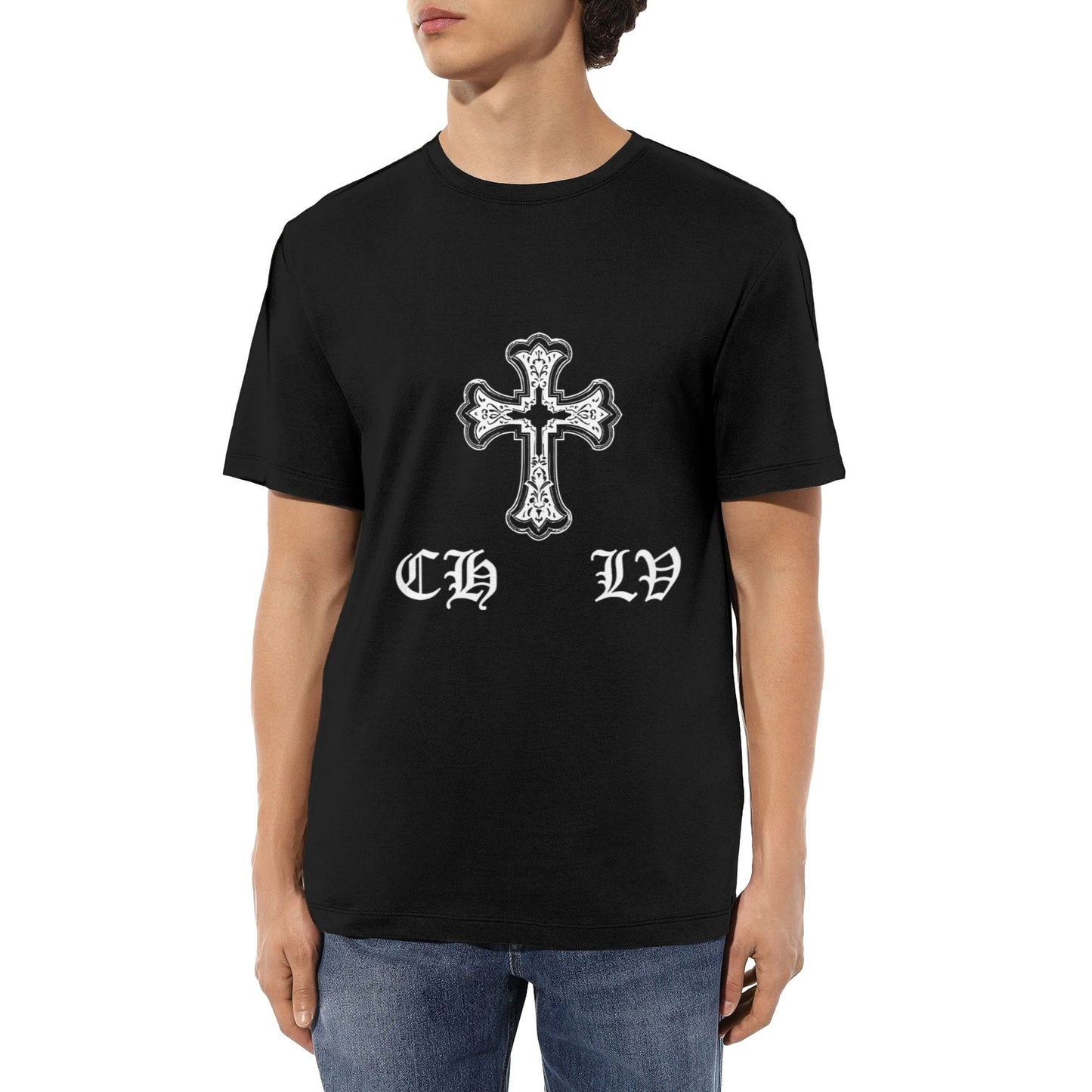 Chrome Hearts Dark Holy Cross T-Shirt