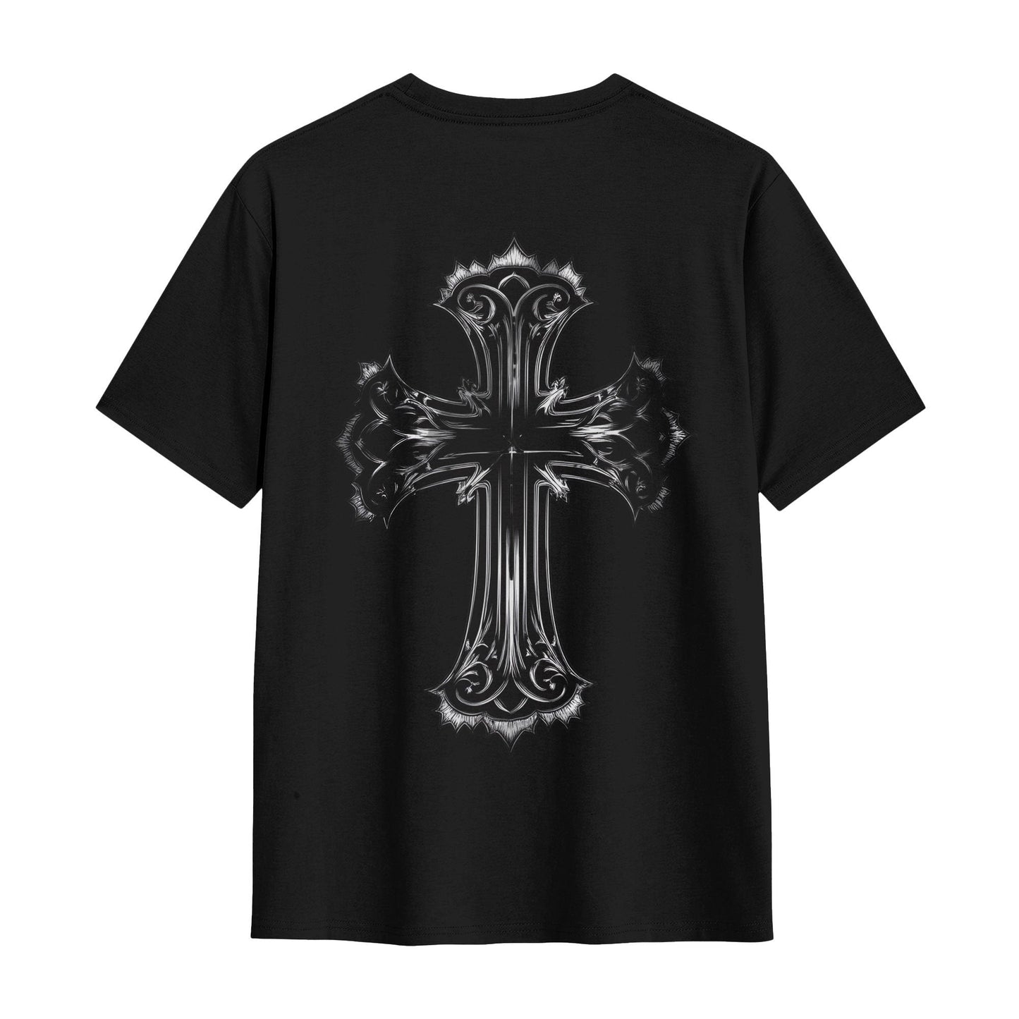 Chrome Hearts Ornate Cross Pattern T-Shirt