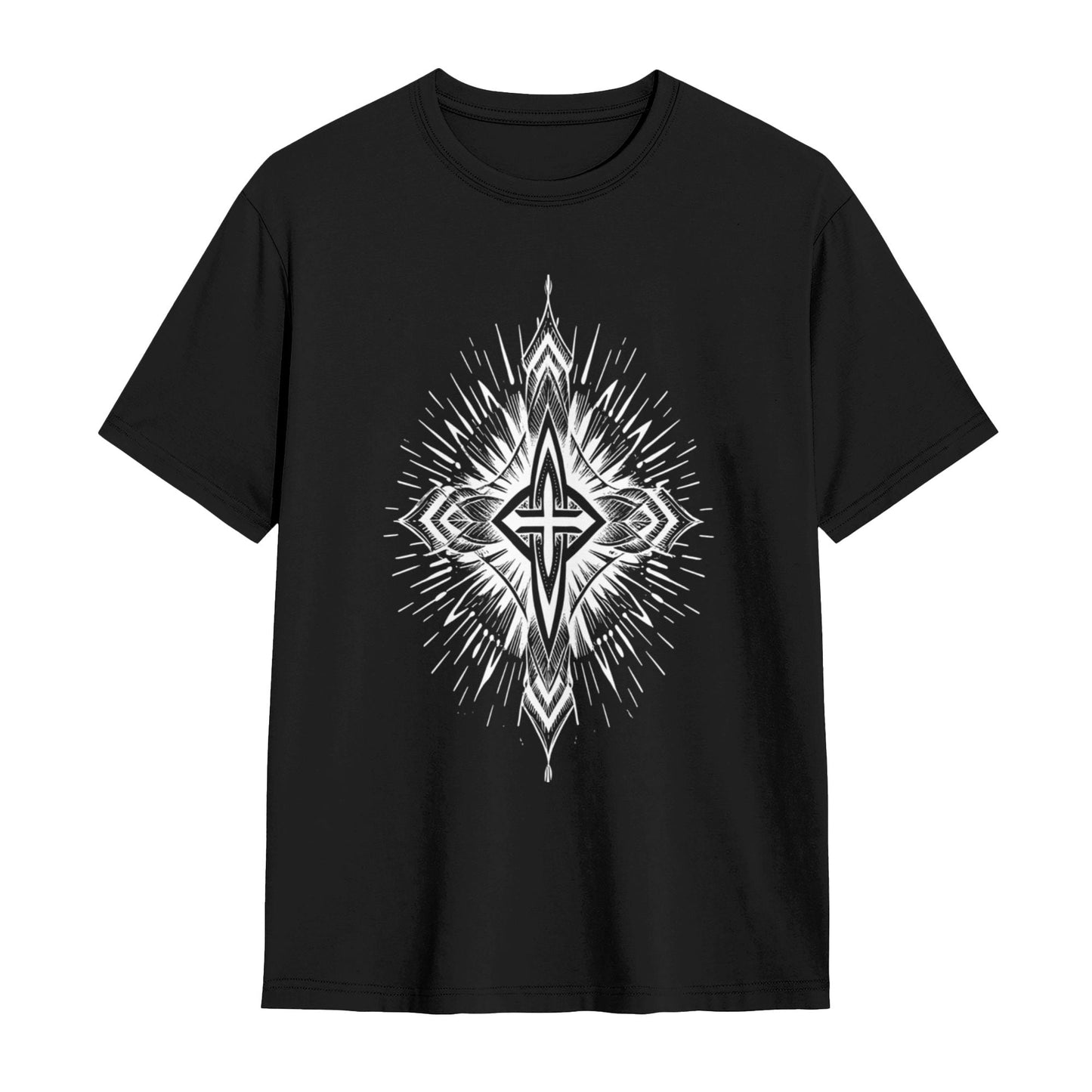 Chrome Hearts Radiating Line Cross T-Shirt