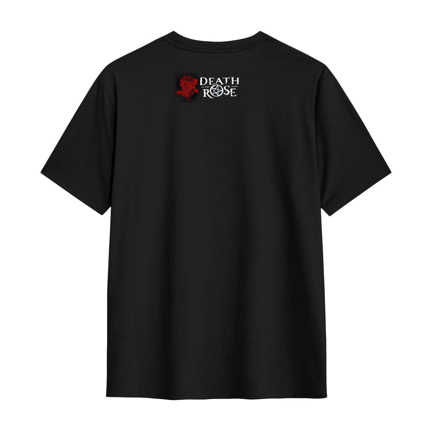 Chrome Hearts Red Silver Flame Cross T-Shirt