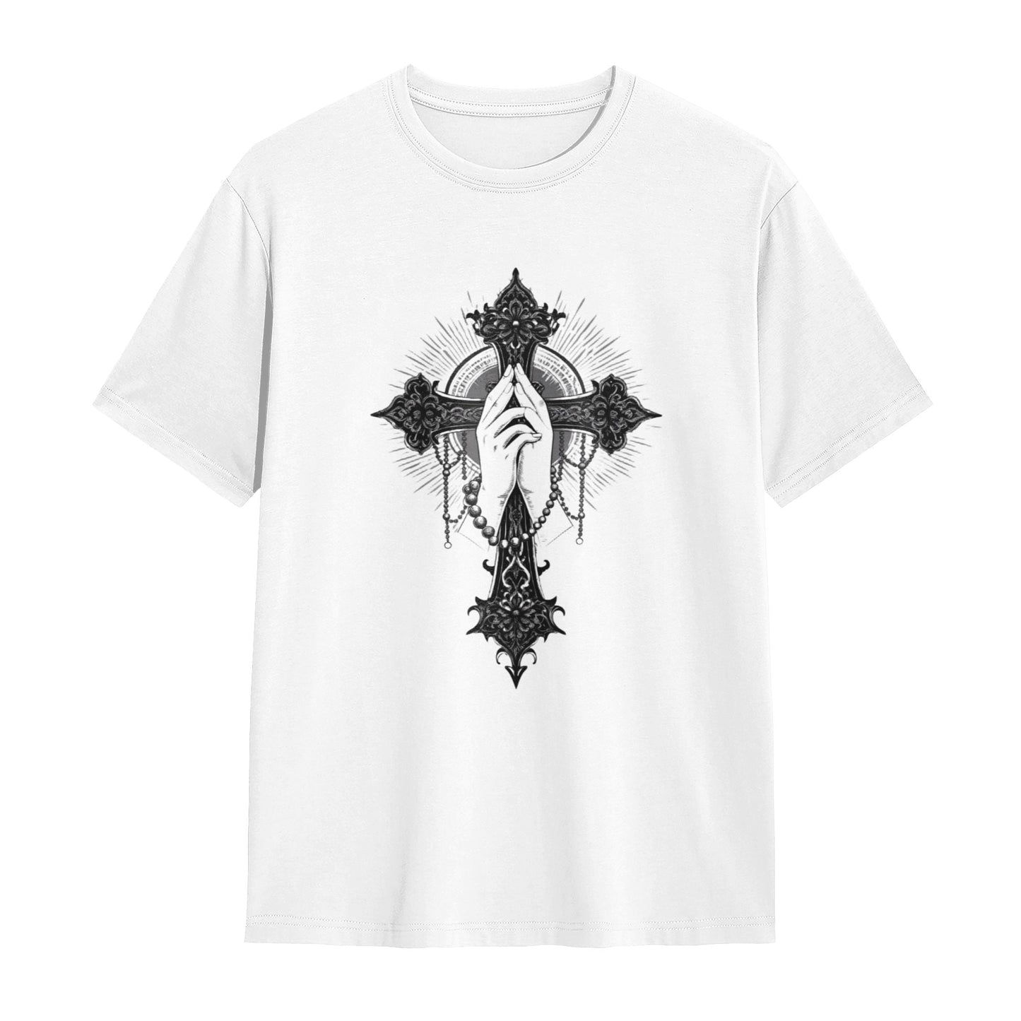 Chrome Hearts Praying Hands & Cross T-Shirt