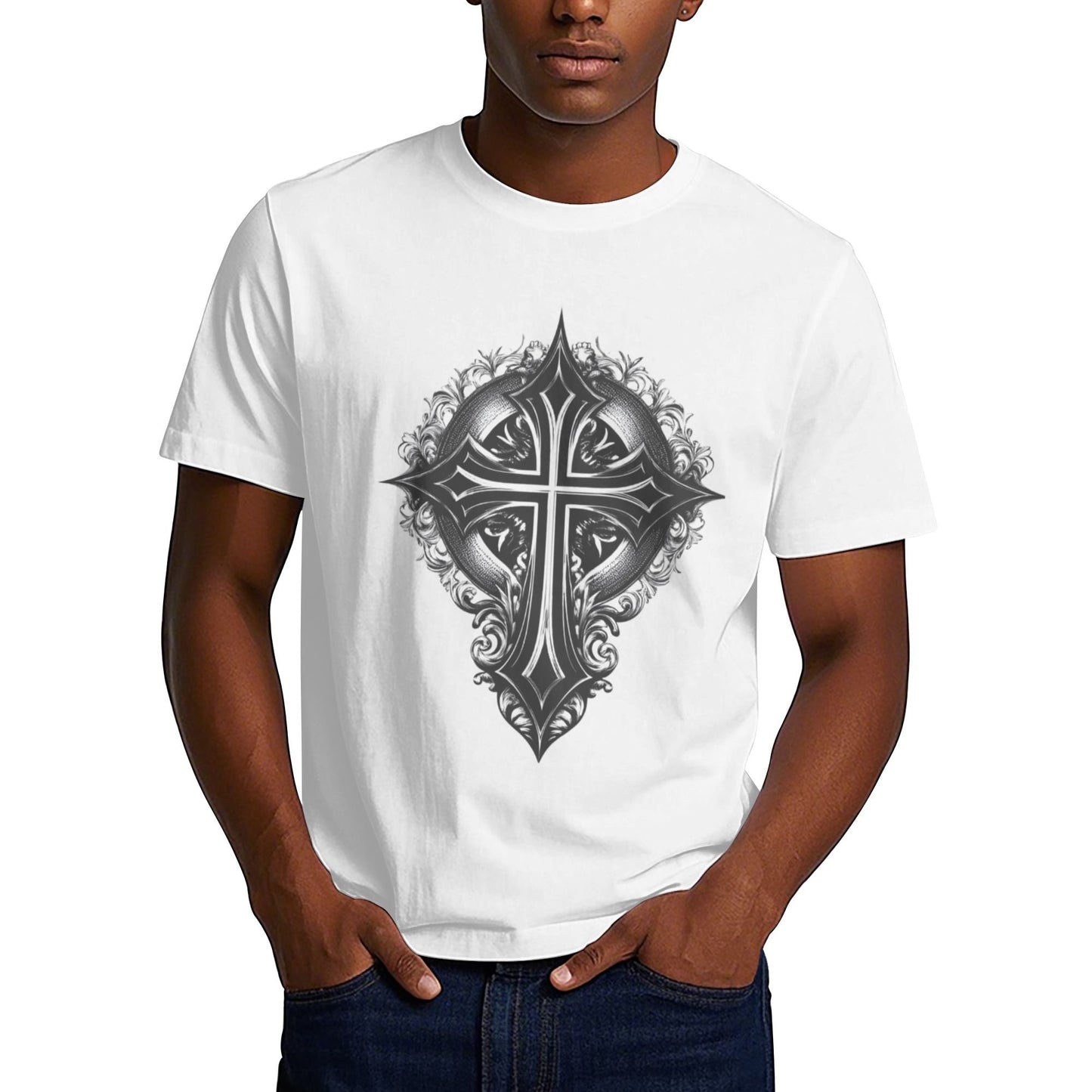 Chrome Hearts Retro Ornate Cross T-Shirt