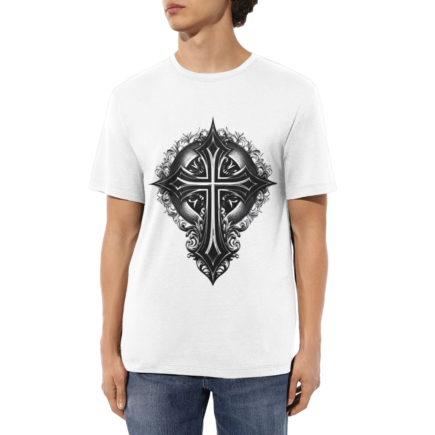 Chrome Hearts Retro Ornate Cross T-Shirt