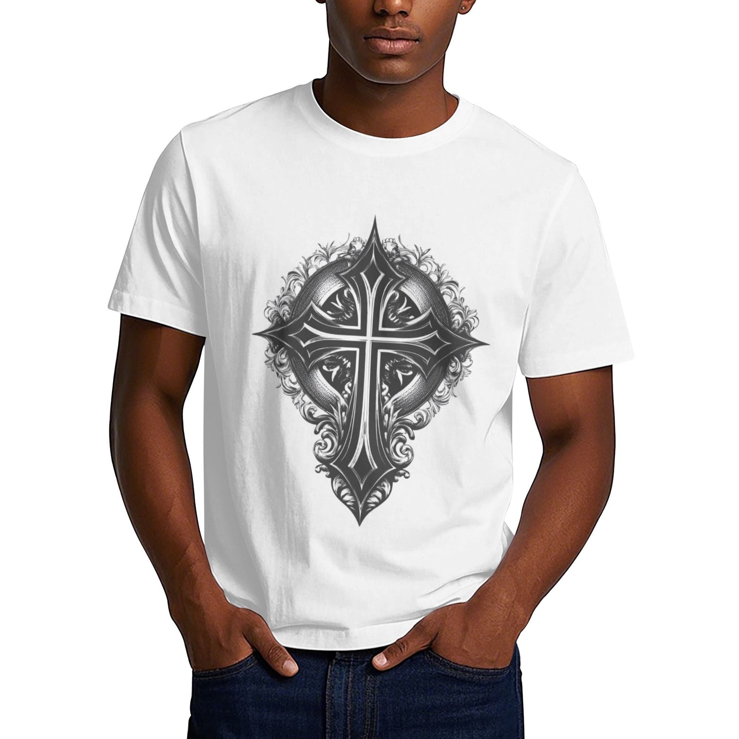 Chrome Hearts Retro Ornate Cross T-Shirt