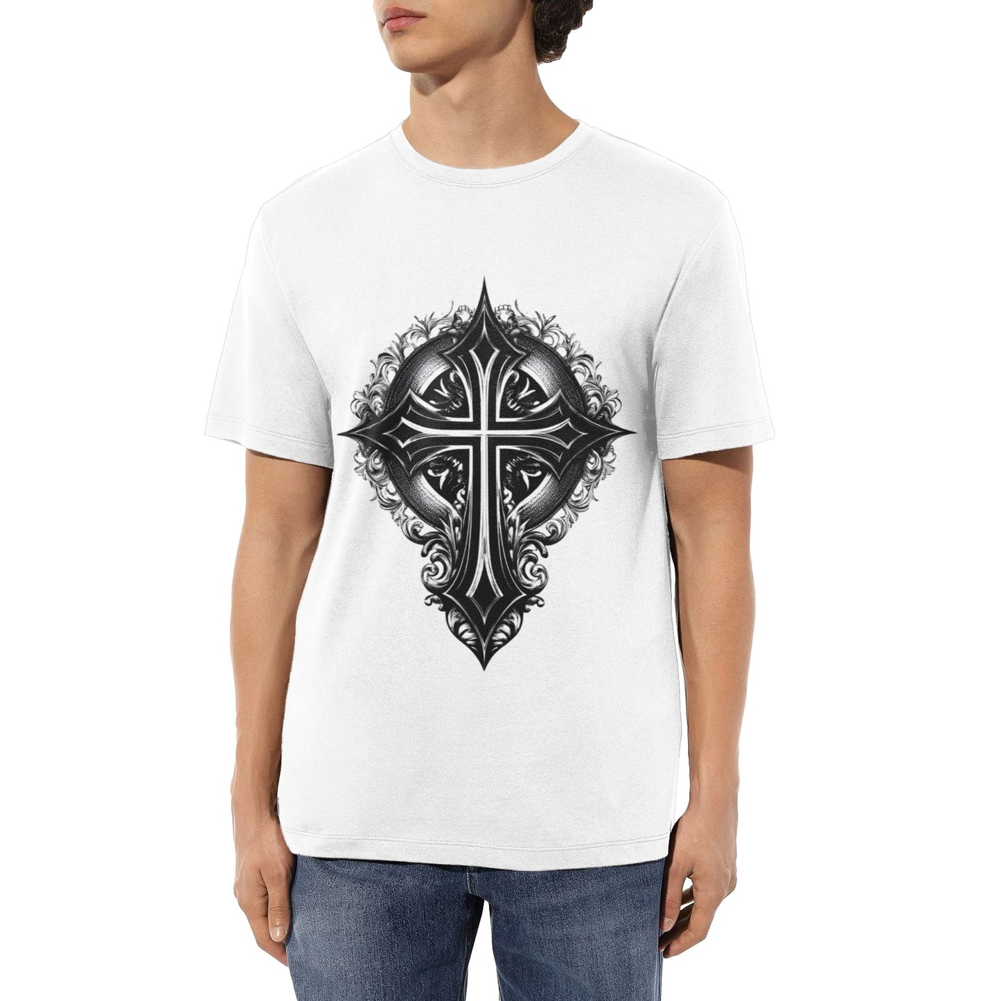 Chrome Hearts Retro Ornate Cross T-Shirt