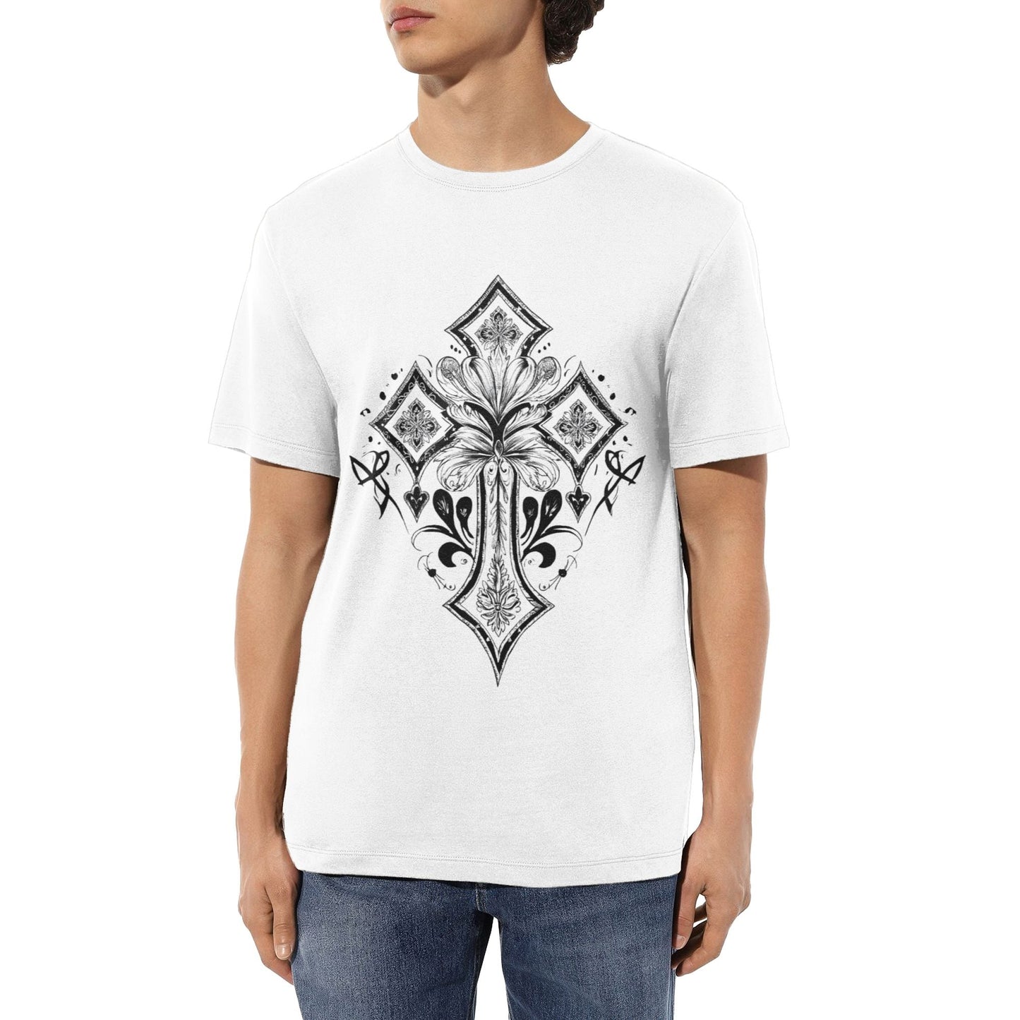 Chrome Hearts Vintage Carved Cross T-Shirt