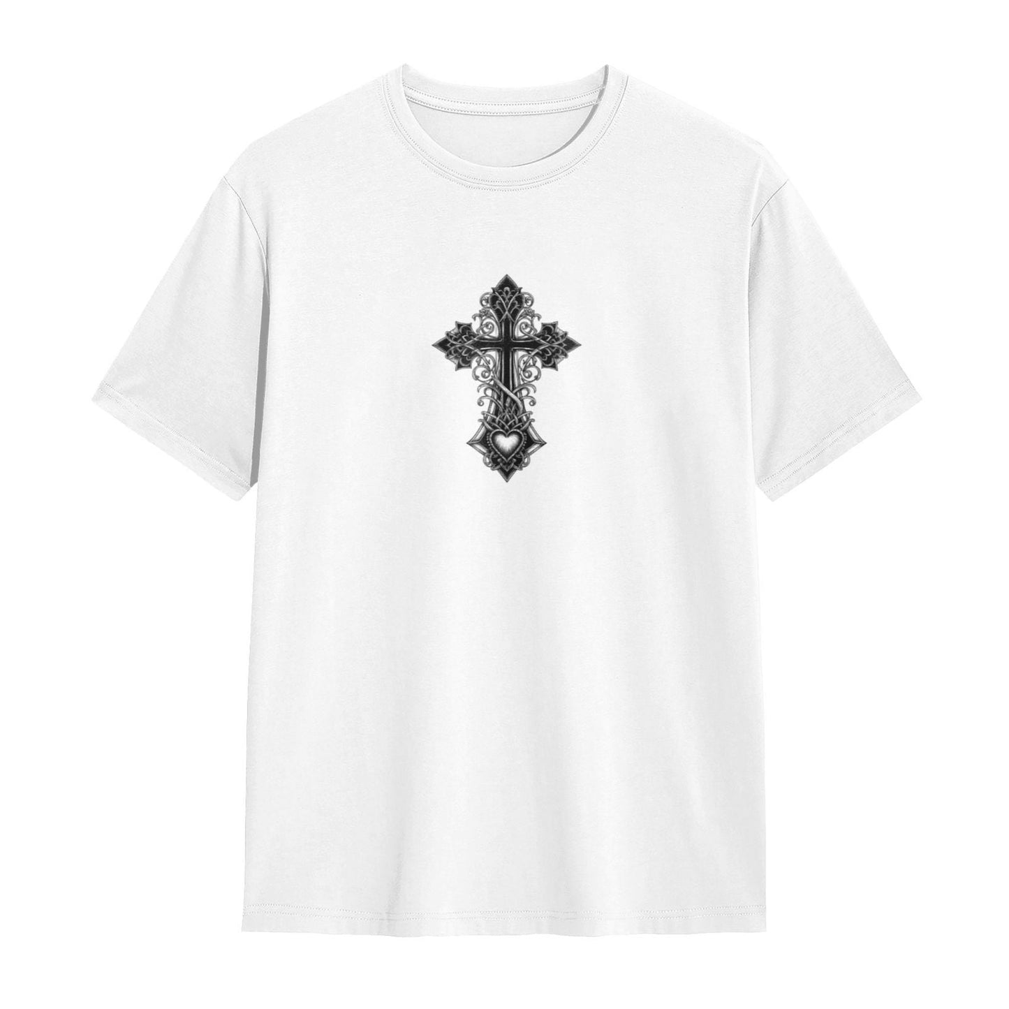 Chrome Hearts Chest Heart Cross T-Shirt