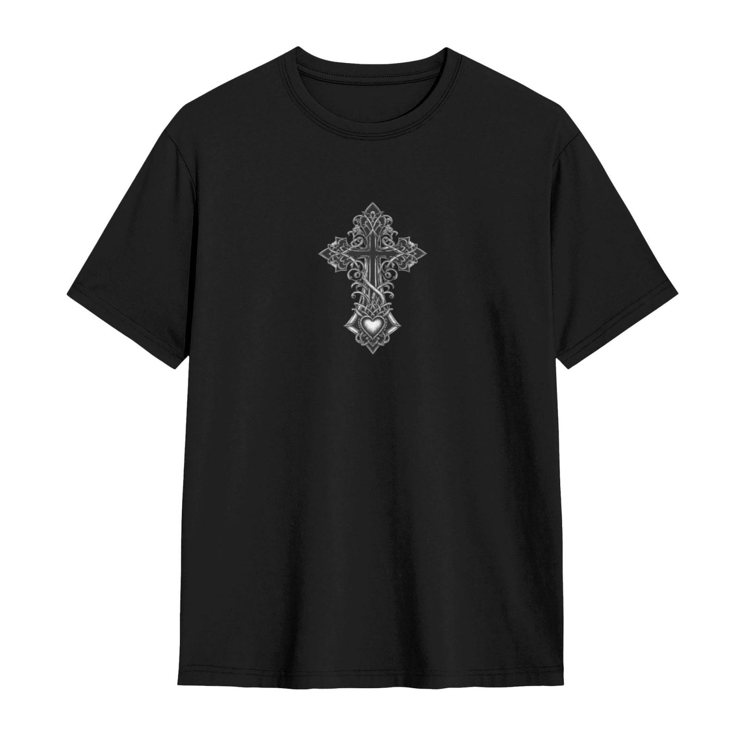 Chrome Hearts Chest Heart Cross T-Shirt