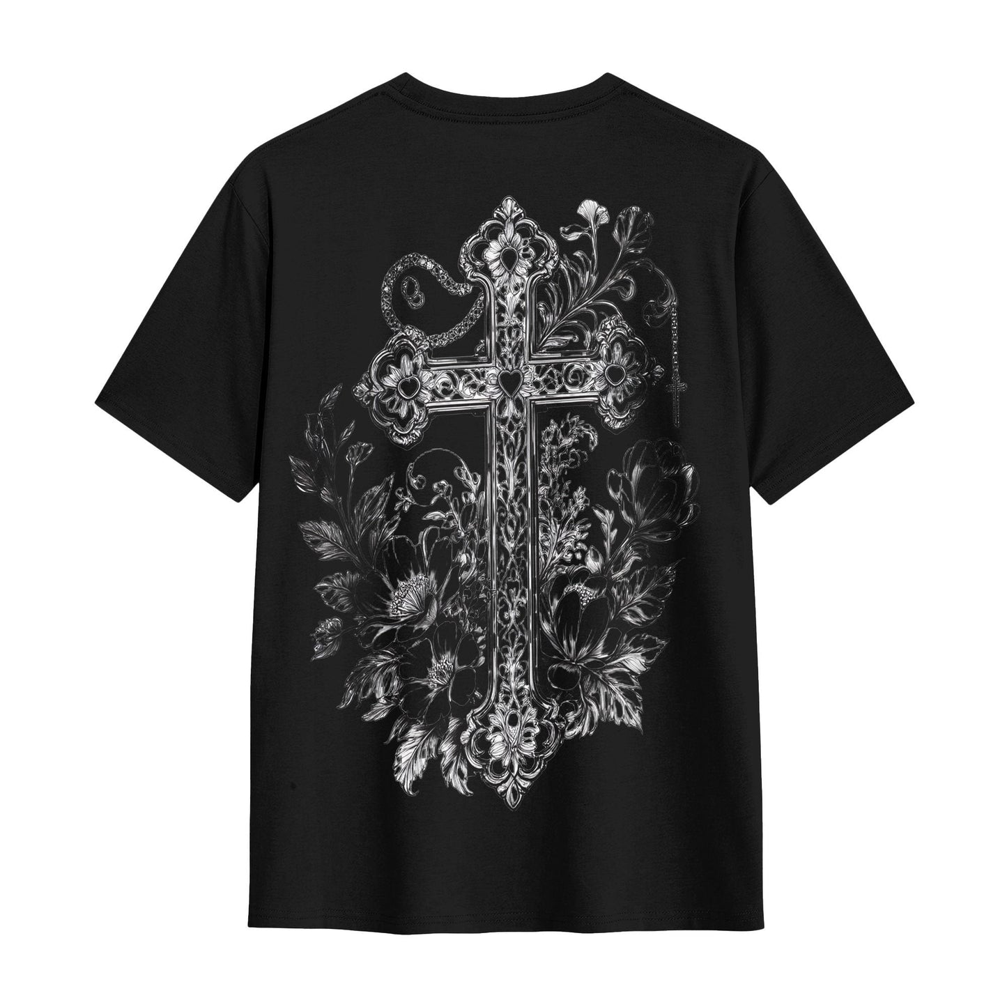 Chrome Hearts Vintage Floral Cross T-Shirt