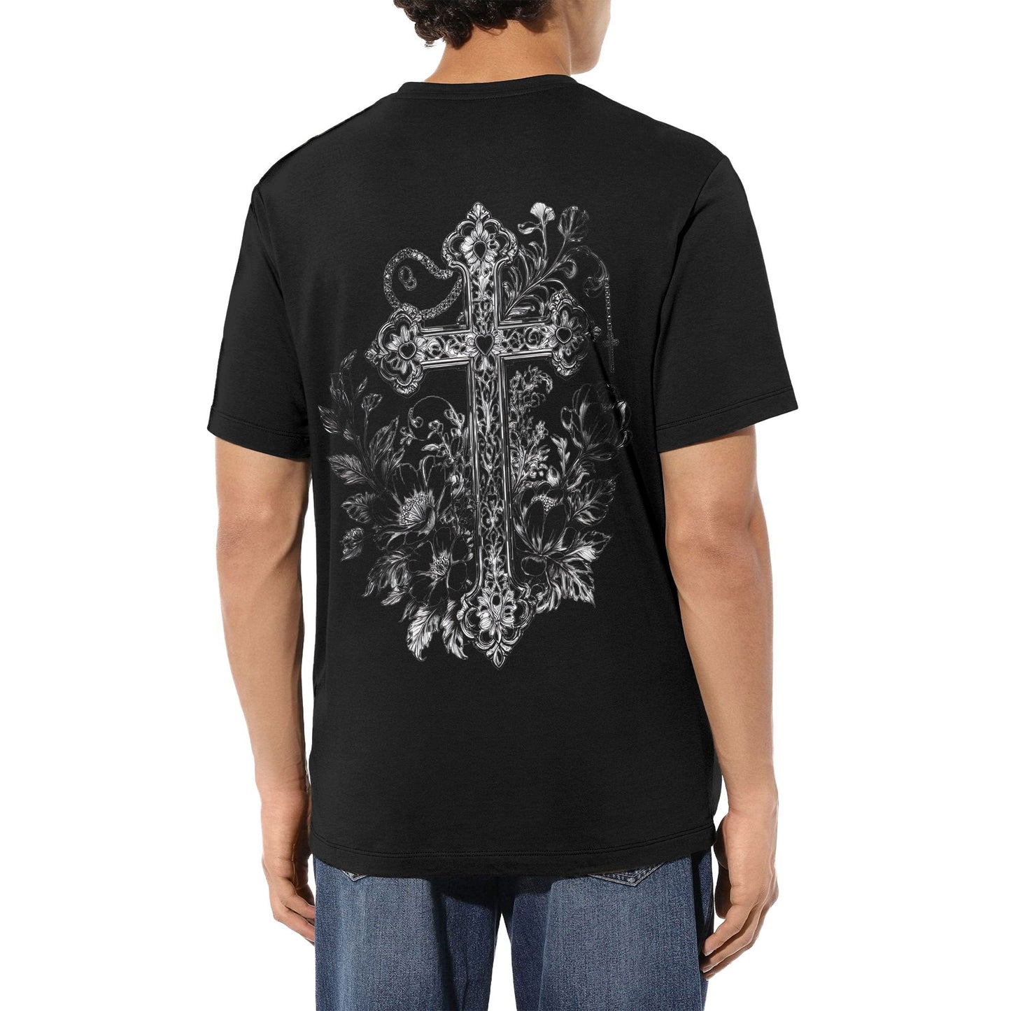 Chrome Hearts Vintage Floral Cross T-Shirt