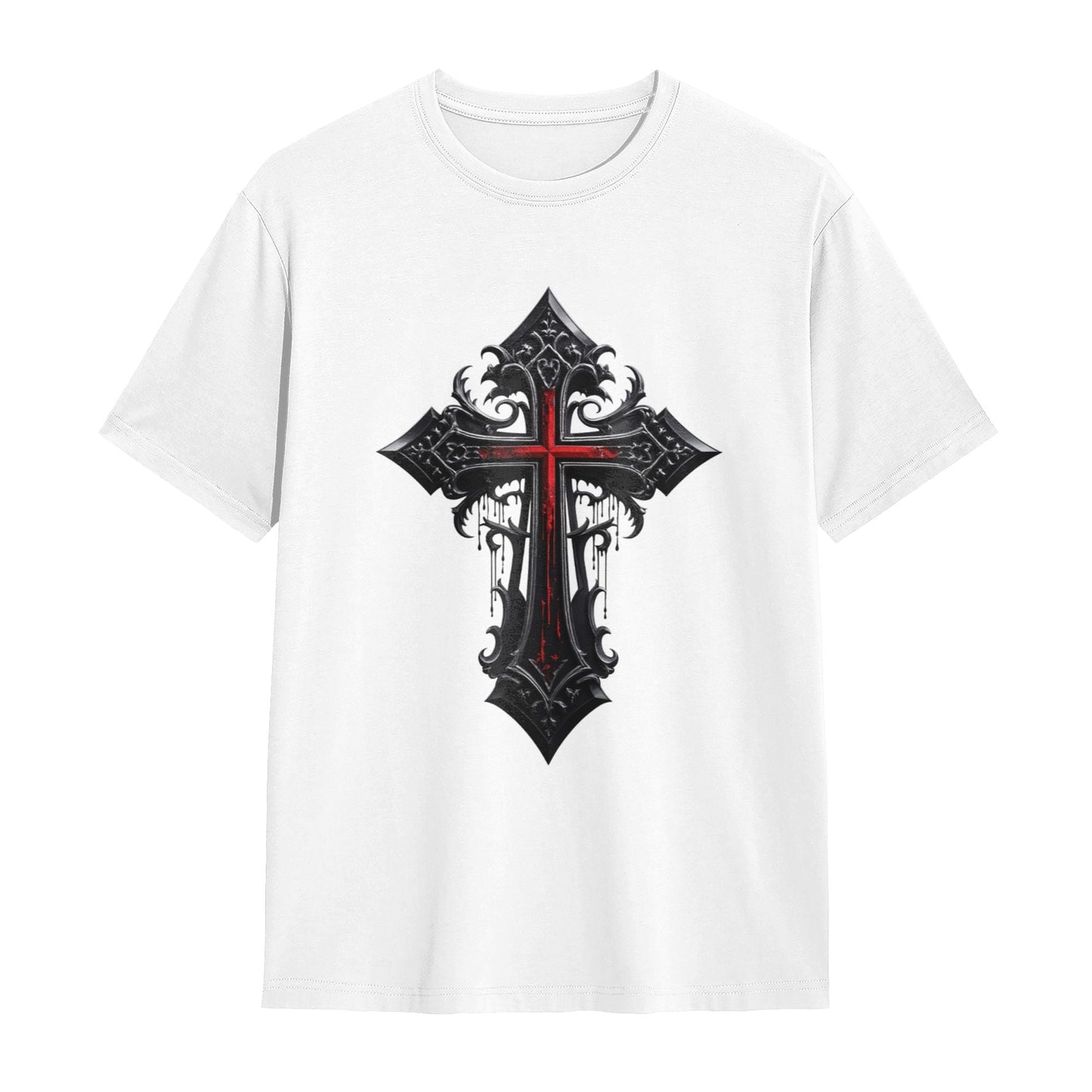 Chrome Hearts Bloody Cross Pattern T-Shirt