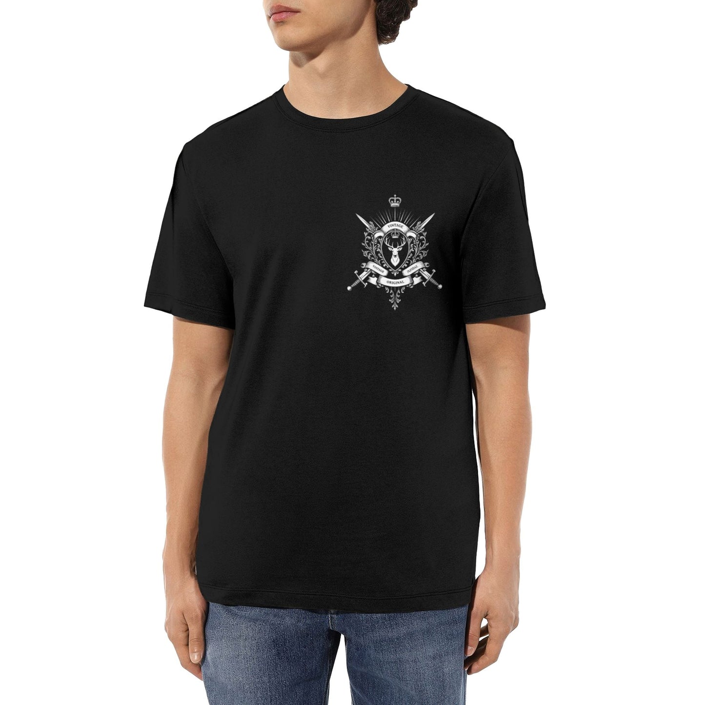 Chrome Hearts Crown Deer Sword T-Shirt
