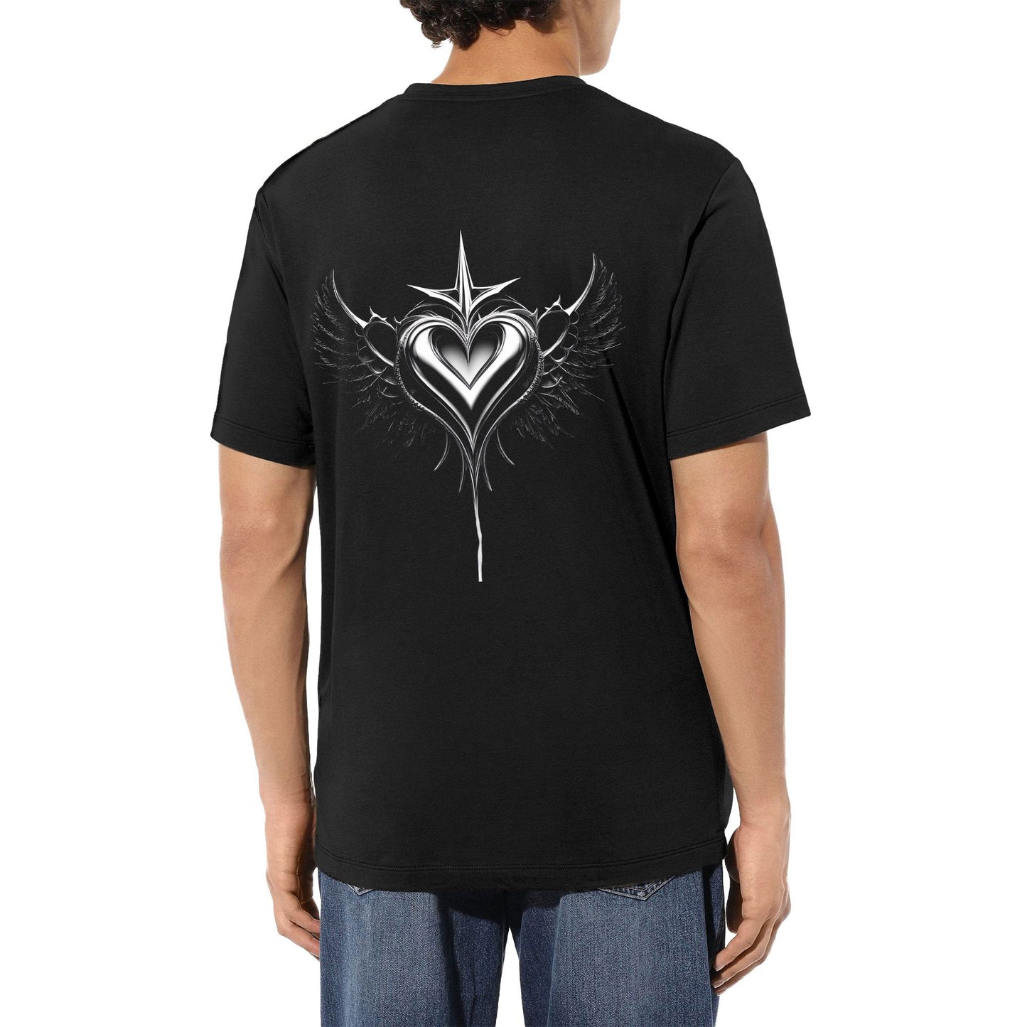 Chrome Hearts Dark Winged Heart T-Shirt