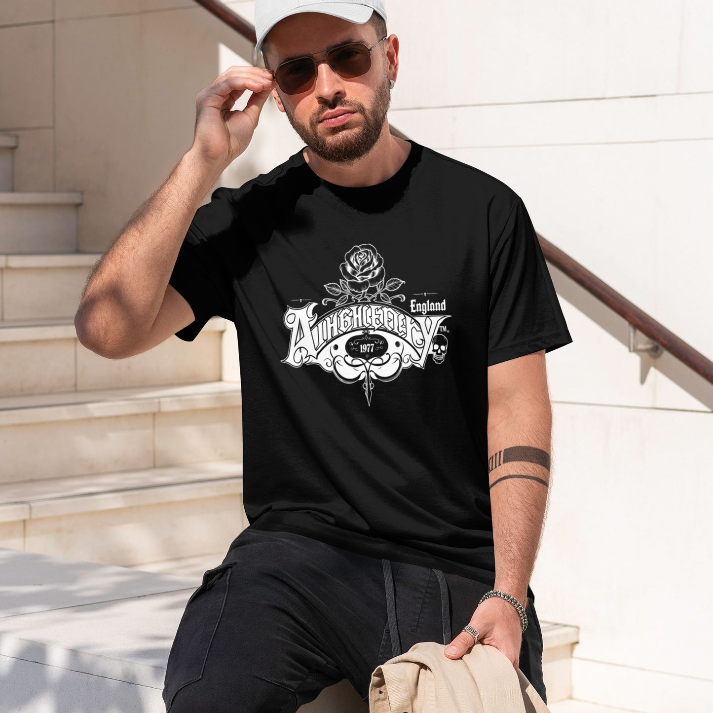 Chrome Hearts British Rose Vintage T-Shirt