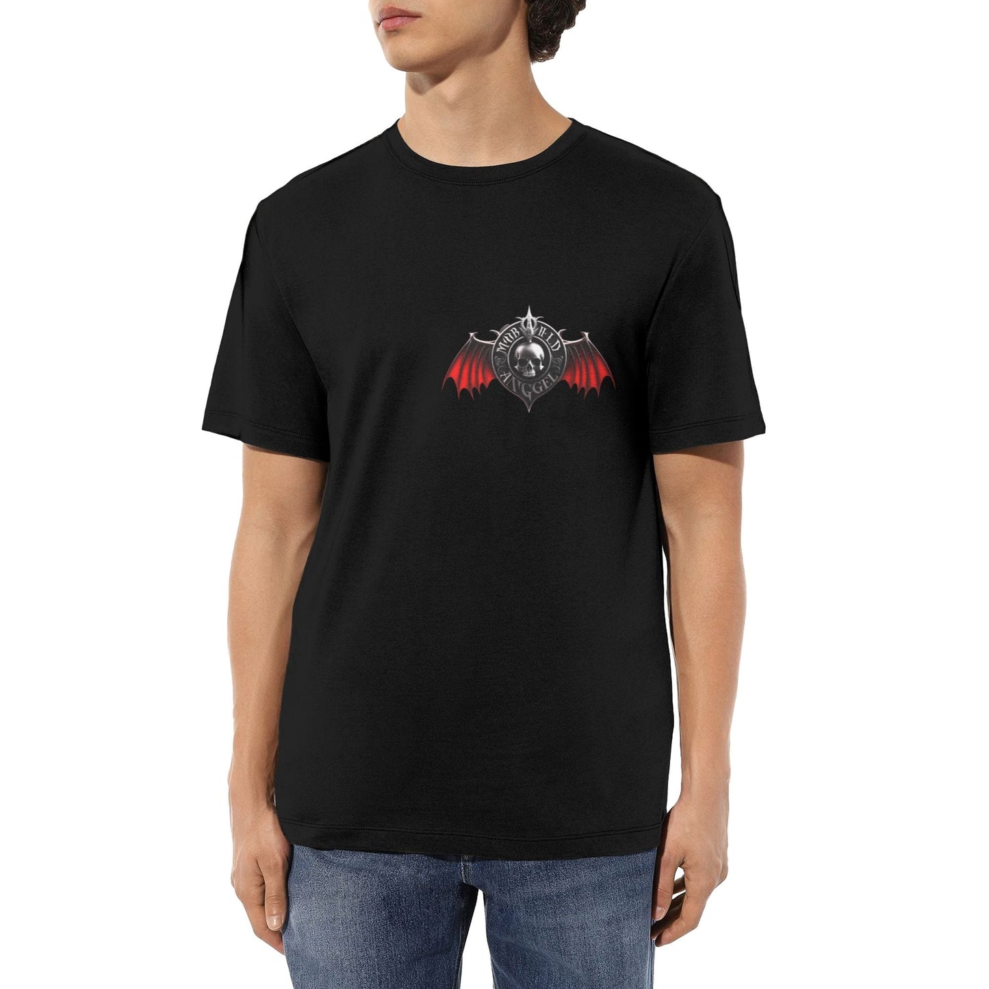 Chrome Hearts Red Wings Skull T-Shirt