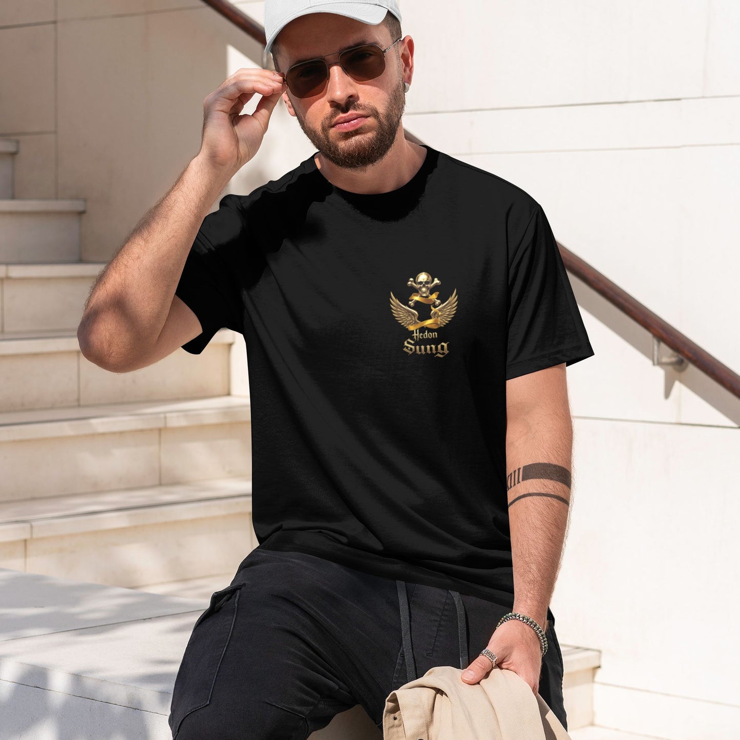 Chrome Hearts Metal Skull & Wings T-Shirt