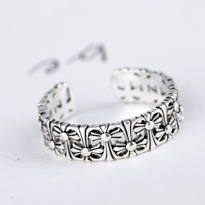 Chrome Hearts Cross Hollow Ring