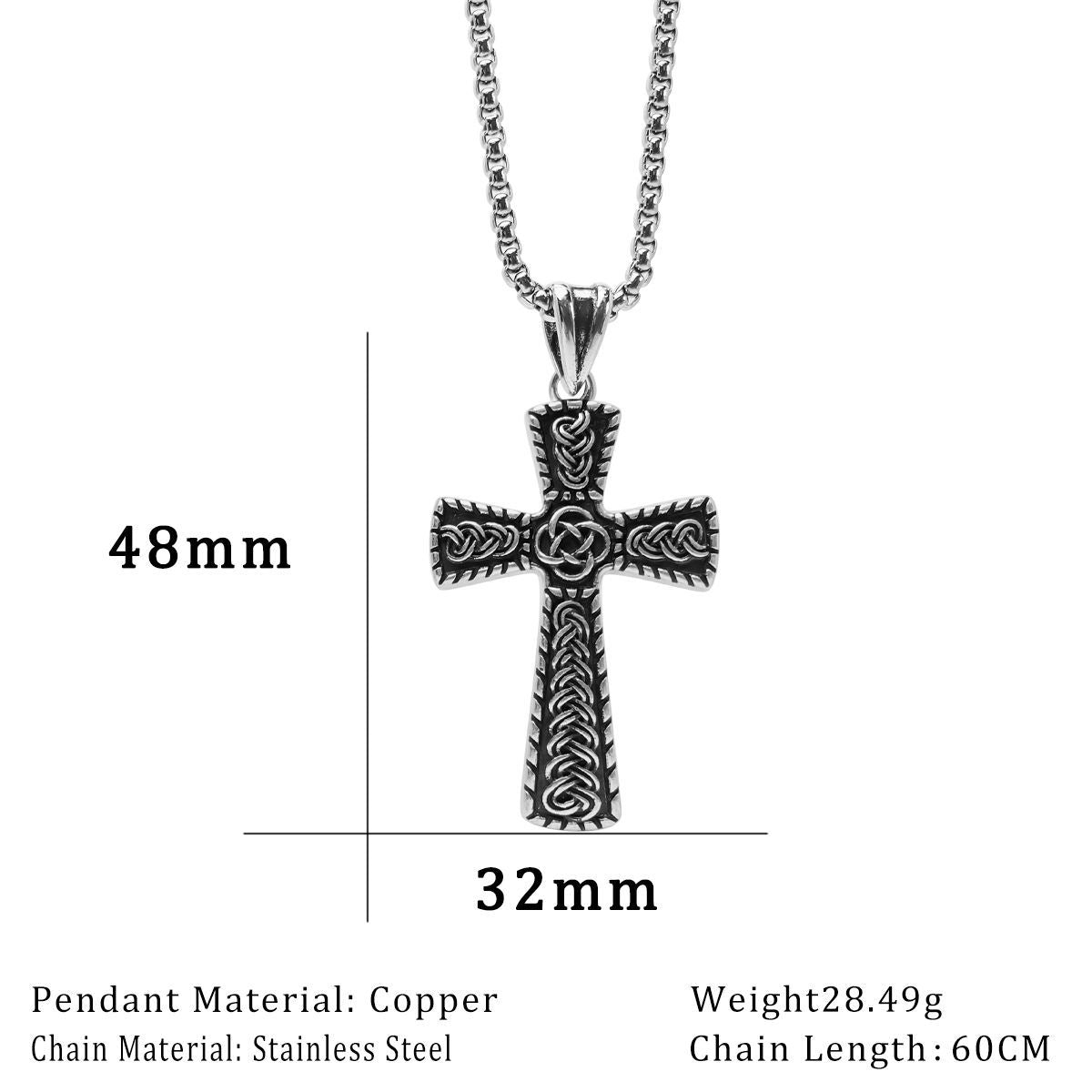 Chrome Hearts Cross Hip-hop Necklace
