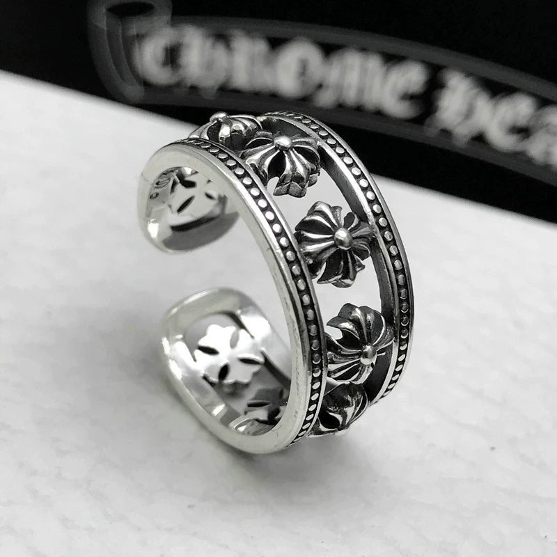 Chrome Hearts Cross Opens Ring