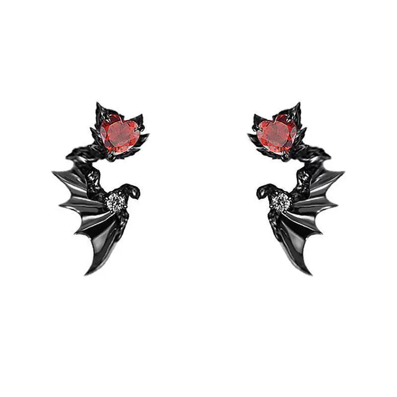 Chrome Hearts Gothic Angel's Wings Earrings