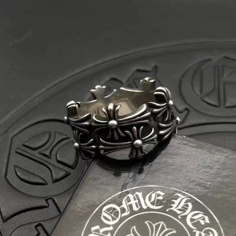 Chrome Hearts Double Cross Ring