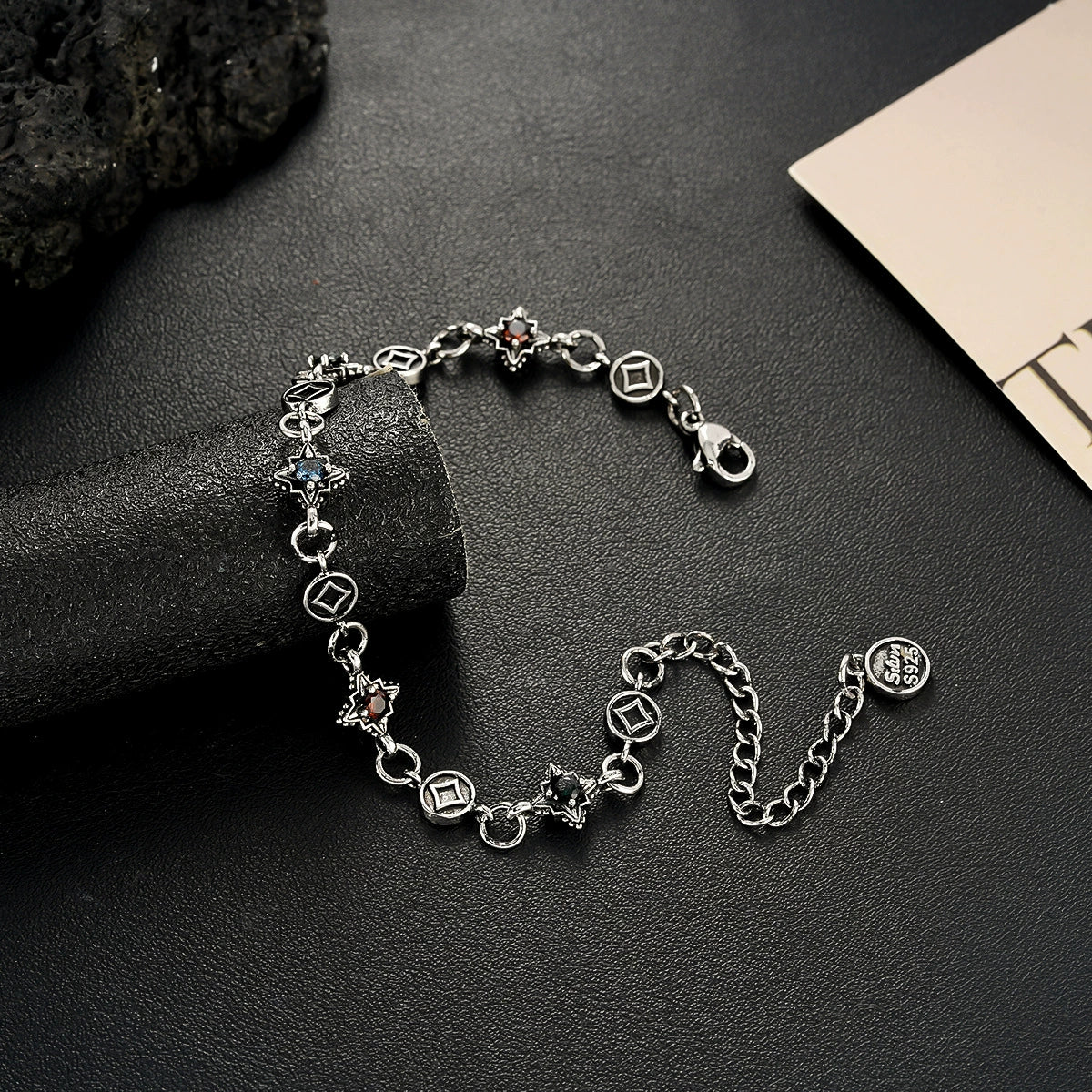 Chrome Hearts Cross Zircon Bracelet