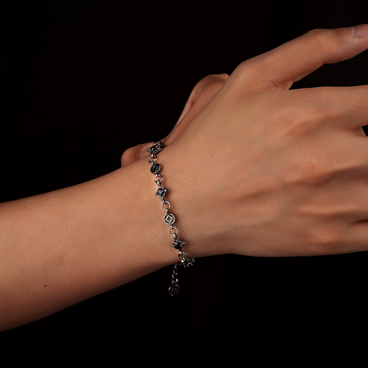 Chrome Hearts Cross Zircon Bracelet