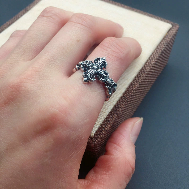 Chrome Hearts Cross Opens Ring