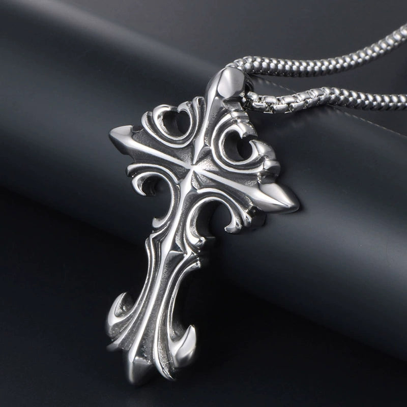 Chrome Hearts Gothic Cross Necklace