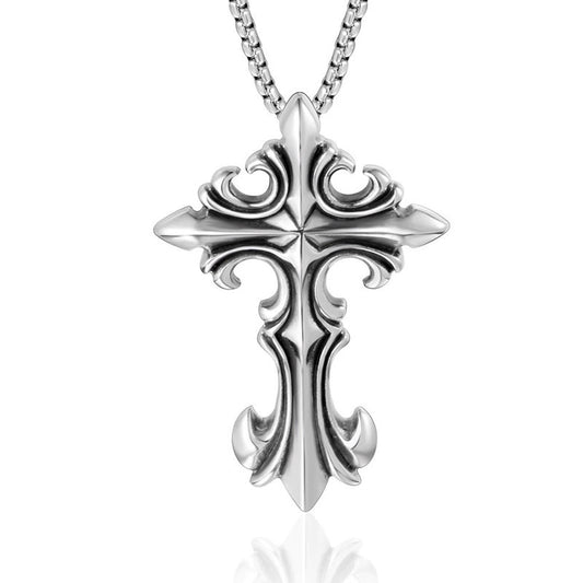 Chrome Hearts Gothic Cross Necklace