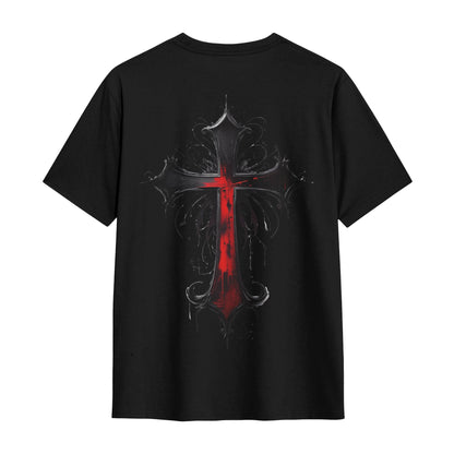 Chrome Hearts Small Bloody Gothic Cross T-Shirt