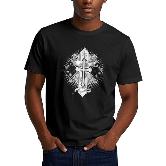 Chrome Hearts Snake Wrapped Cross T-Shirt